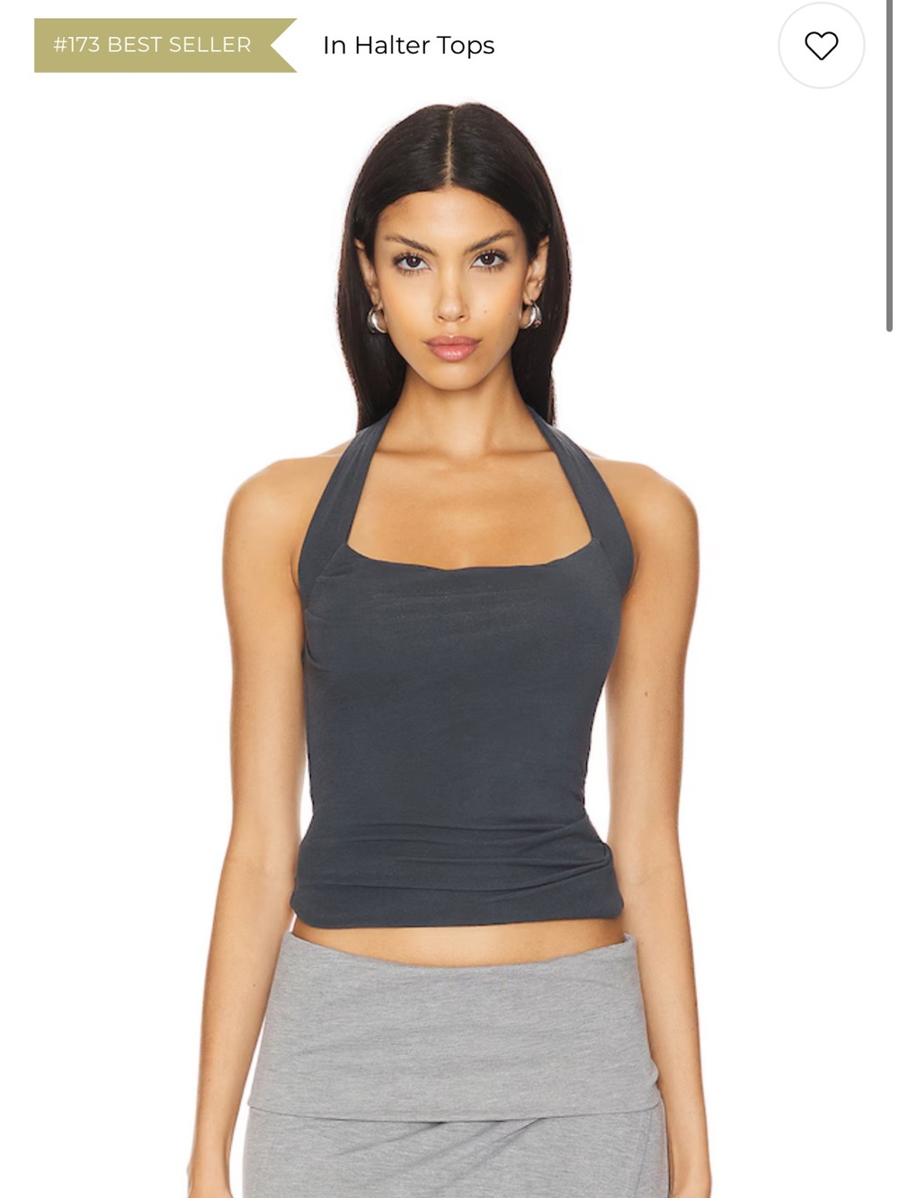 Geel Isabella halter top